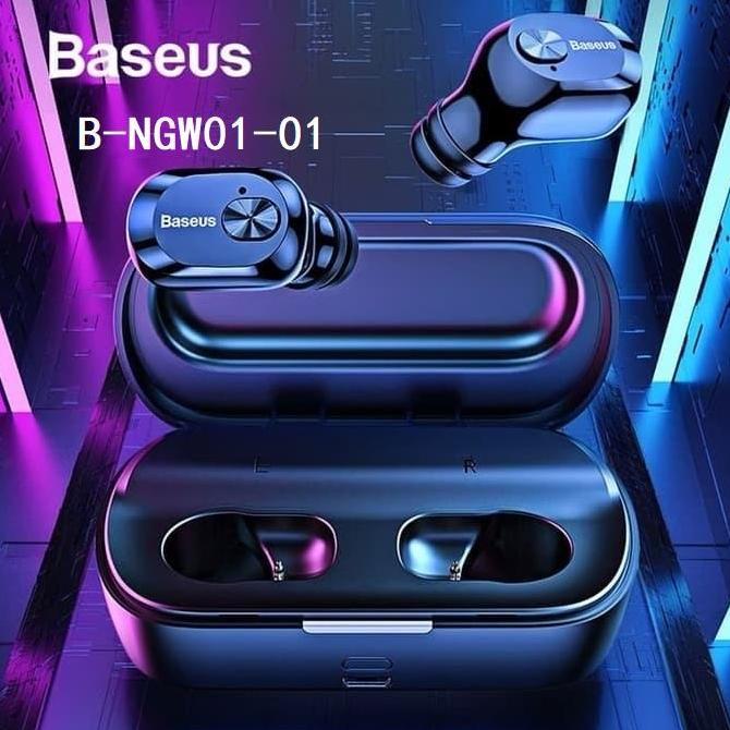 BASEUS TWS W01 Bluetooth Earphone handsfree airpods water resist Original
