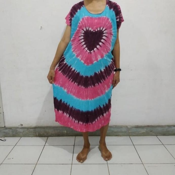 `````````] daster pelangi panjang Jumbo Wanita Dewasa Santai simpel Bali