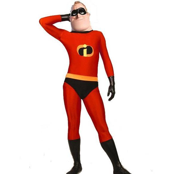 Ready stock] KOSTUM ZENTAI COSPLAY  wanita wanita MRs INCREDIBLE halloween party