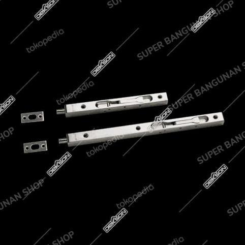 Promo Grendel Tanam Dekson Fb 040 100Cm+20Cm Stainless Steel - Flush Bolt Cod