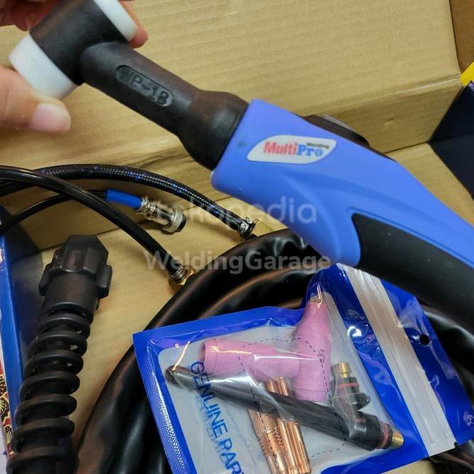 Promo Multipro Tig Torch Wp-18 Watercooled - Wp 18 Tig Torch Watercooler Cod