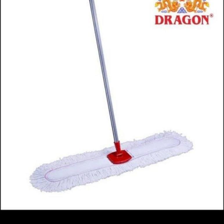 pel lobby 90 cm dragon / pel debu /Alat Sapu pel panjang /  pel lobby  dragon