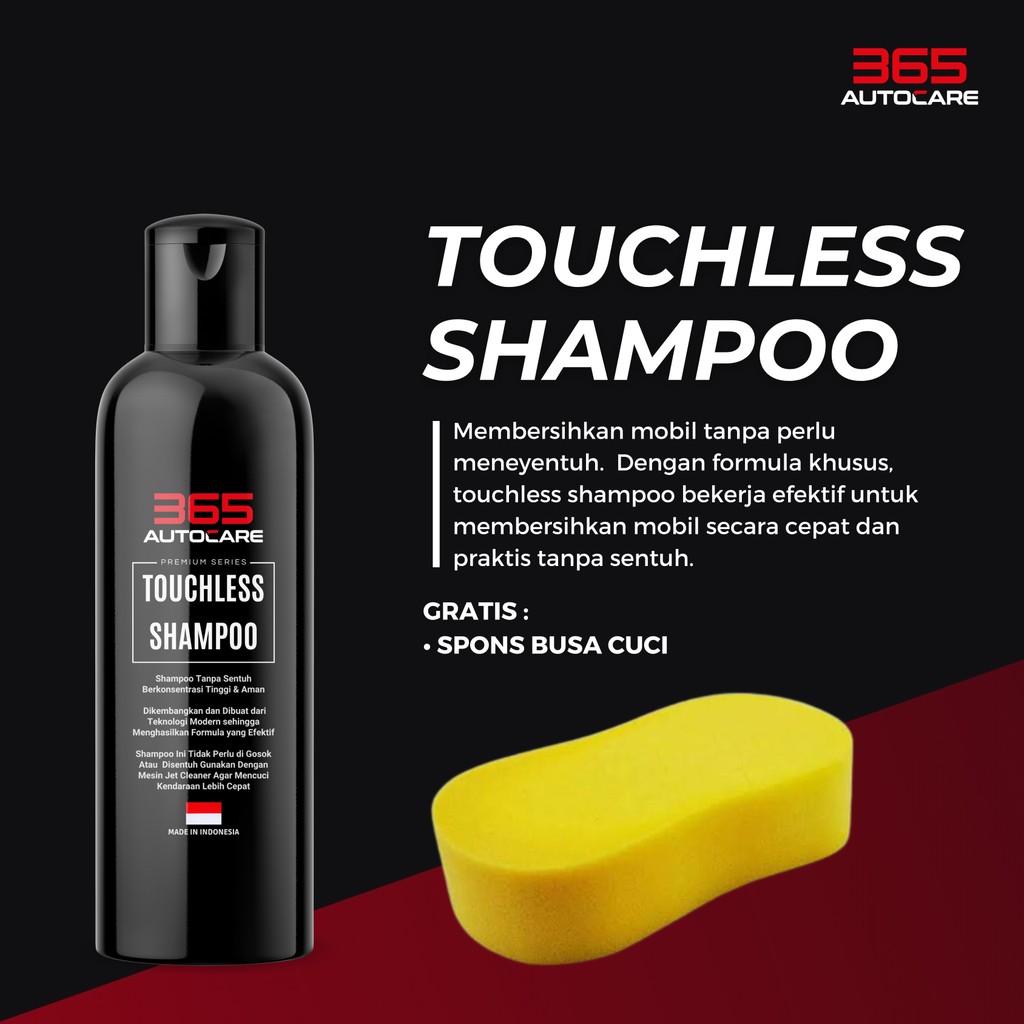 【365 Autocare】Touchless Shampoo Cuci Tanpa Sentuh Mobil & Motor – Sabun Cuci Tanpa Sentuh, Lebih Cep