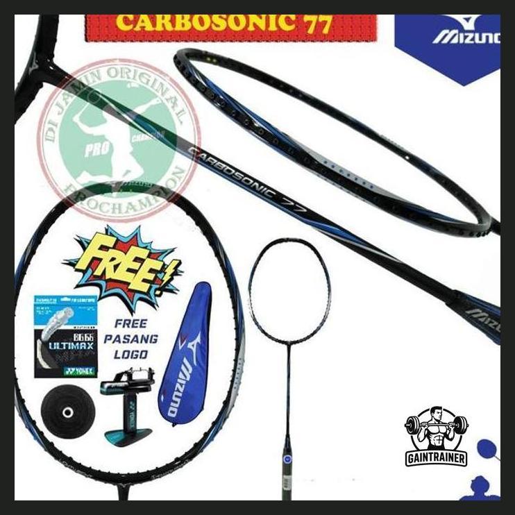 OLAHRAGA - MIZUNO CARBOSONIC 77 / CARBO SONIC 77 / RAKET MIZUNO RAKET BADMINTON ORIGINAL GOOD QUALIT