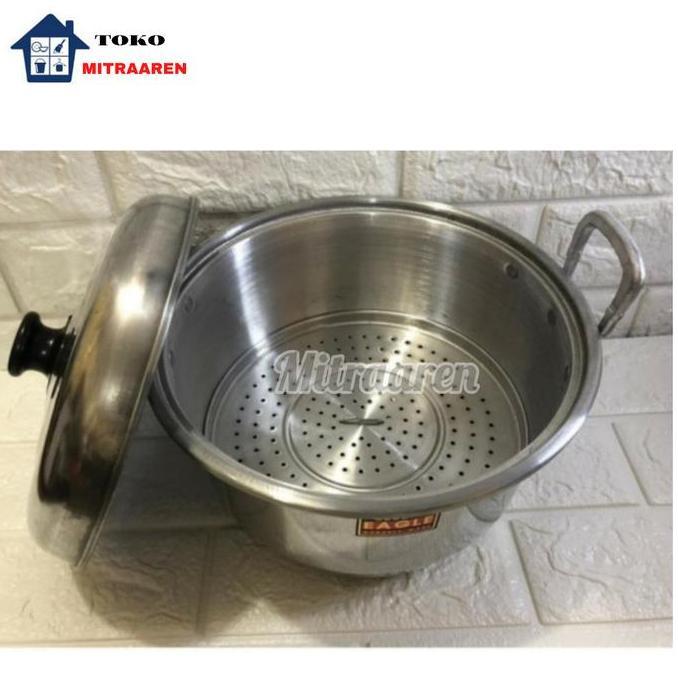 Panci Langseng Kukus Dandang Steamer 33cm Global Eagle