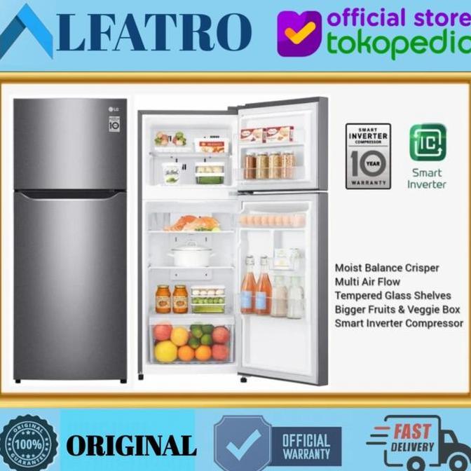 LG KULKAS 2 PINTU GNB215SQMT / GN-B215SQMT