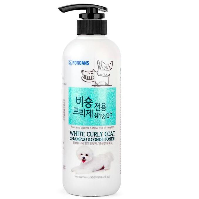 Forbis White Curly Shampoo Anjing Poodle Putih