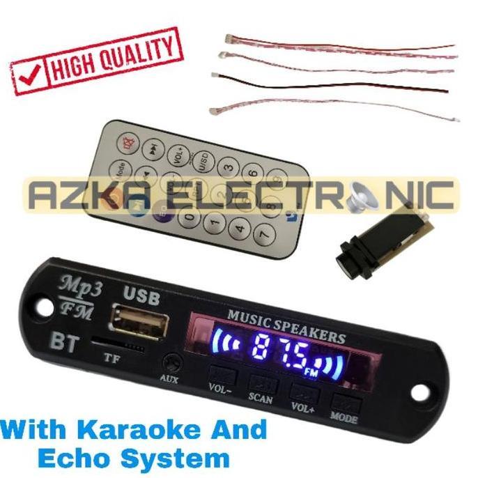 Kit Modul Mp3 Bluetooth Plus Karaoke Dan Echo System