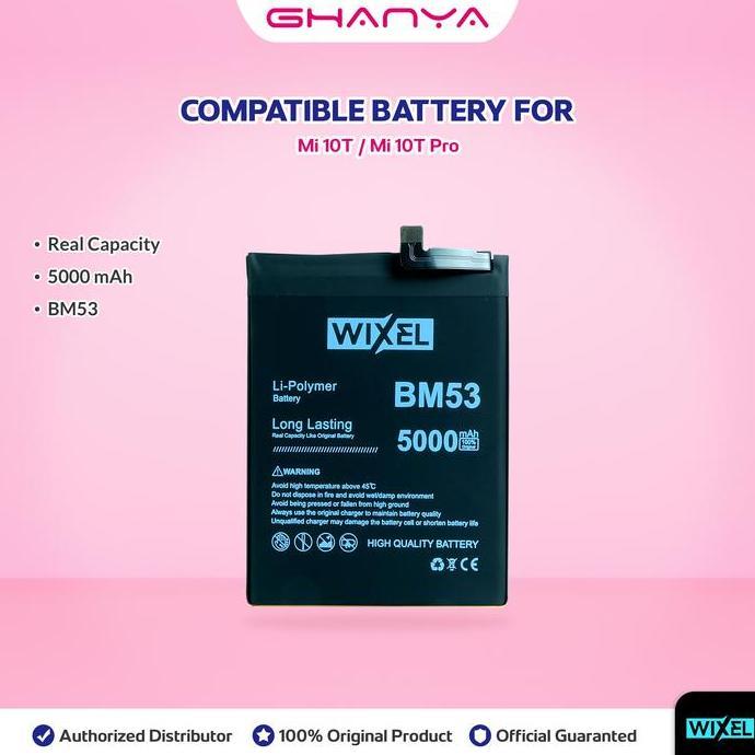 NEW WIXEL Baterai Mi10T / Mi 10T Pro BM53 Double Power Real Capacity Original Batre Batrai Battery O