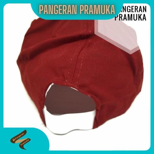 Topi Sd merah putih bordir biru tutwuri