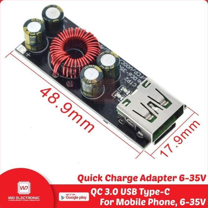 Charger module quick charger QC 3.0 USB Type-C Mobile Phone