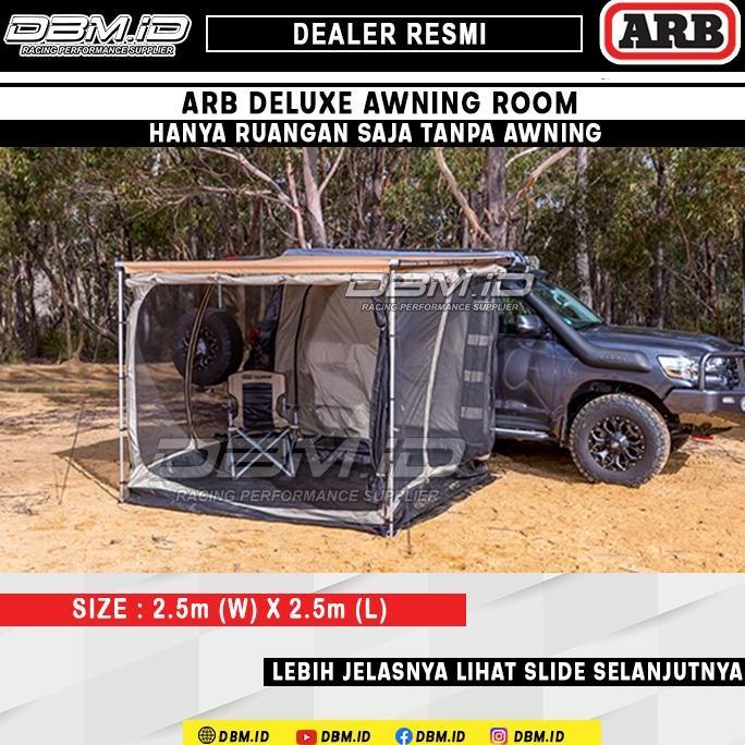 BEBAS ONGKIR - Ruangan Tenda Mobil Camping ARB Deluxe Awning Room 2.5 x 2.5 Meter