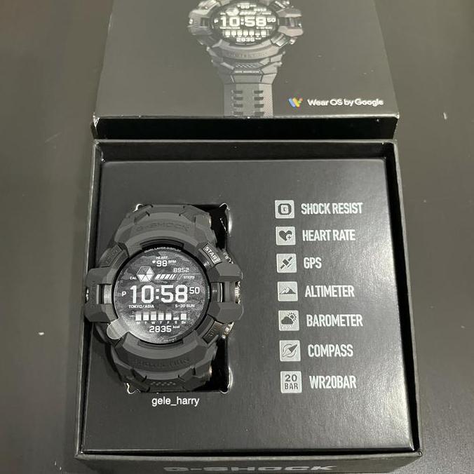 Casio Gshock Smart Watch GSW H1000-1 / GSWH1000-1 Wear OS Google