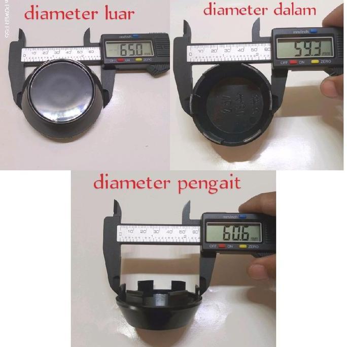 DY152 - HUB CAPS. DOP VELG VARIASI WEDSSPORT TC105N. TC105X RING 15