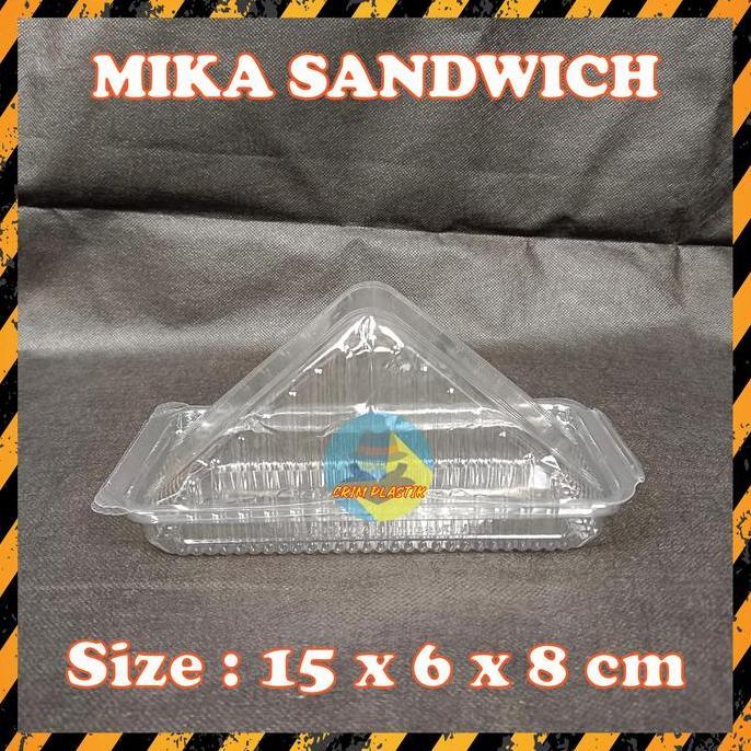 Mika Sandwich Segitiga | Mika Sando Buah | Mika Sandwich Buah