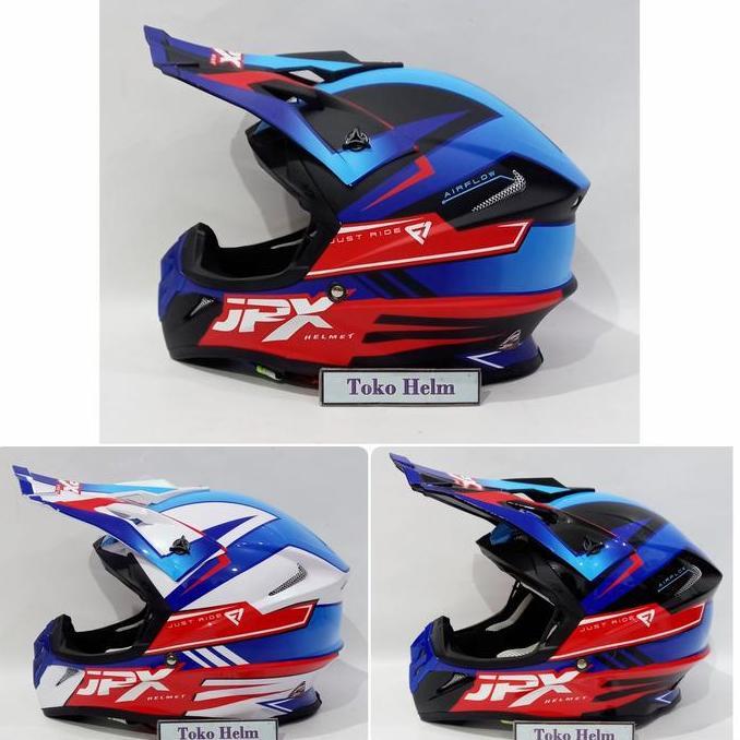 Helm trail JPX cross FOX 1 motif X36