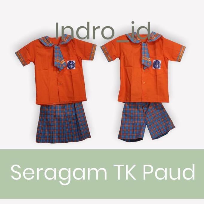 SERAGAM TK PAUD ORANGE