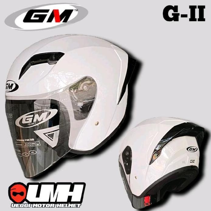 HELM HALFFACE GM G2 SOLID HITAM DOFF