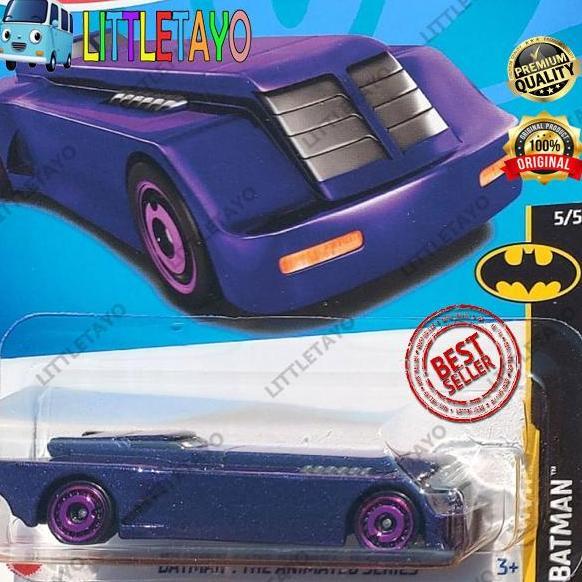 HOTWHEELS BATMAN THE ANIMATED SERIES 2023 UNGU DC SERIES BATMOBILE