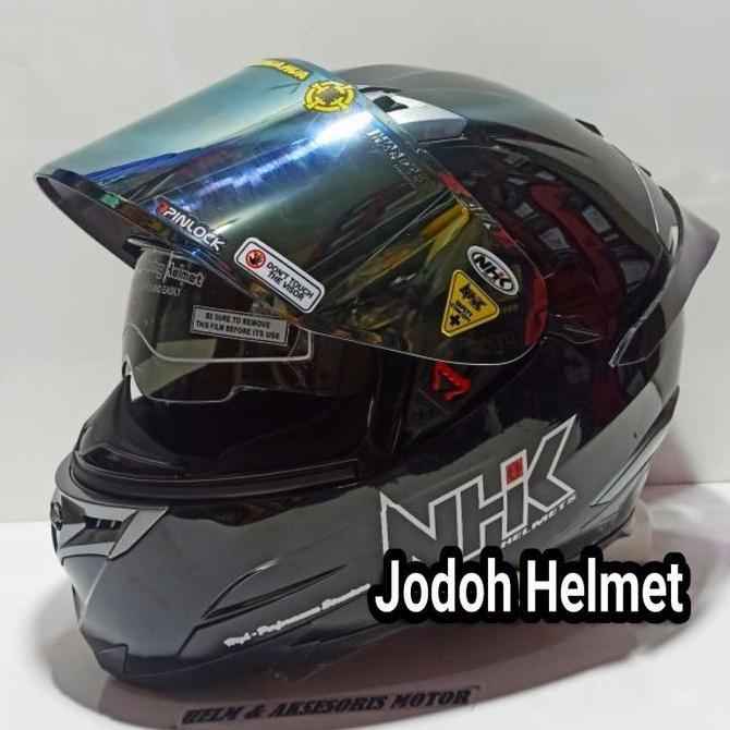 NHK HELM RX9 SOLID WHITE PAKET GANTENG