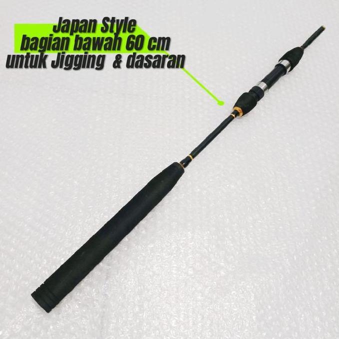 Joran Laut jigging kuat kaku murah fiber solid padat samax Jigging 150 165 180 198 cm Ikan