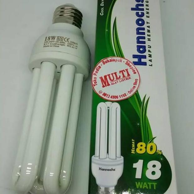 Lampu hannochs 18 watt 3U green