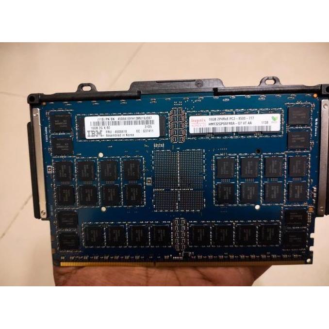 Memory IBM 16GB 2P4Rx8 PC3-8500R DDR3 45D8418 Grosir Termurah