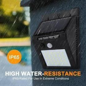 Lampu Taman 30 LED Sensor Solar Emergency / Lampu Tenaga