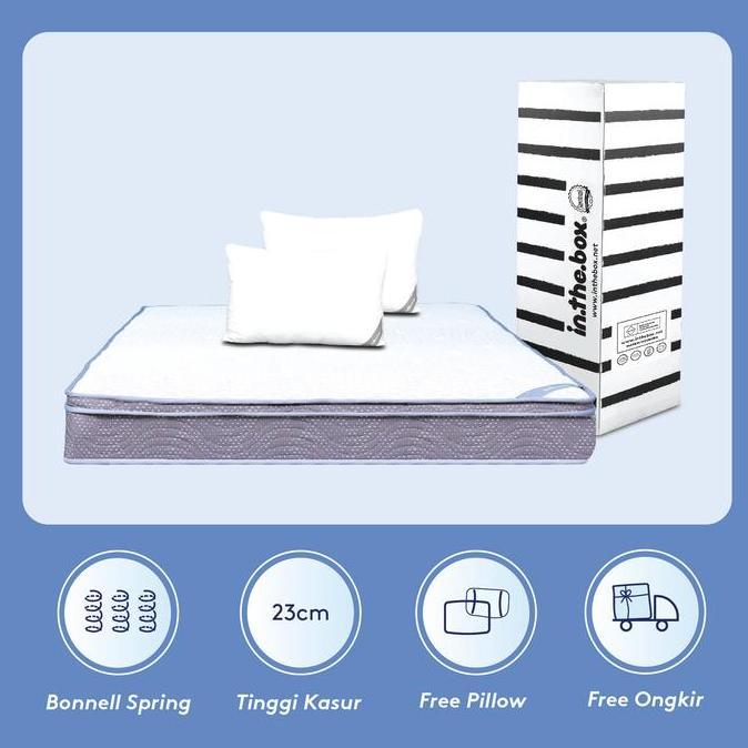 Kasur Spring Bed IN THE BOX Pro - FREE Bantal