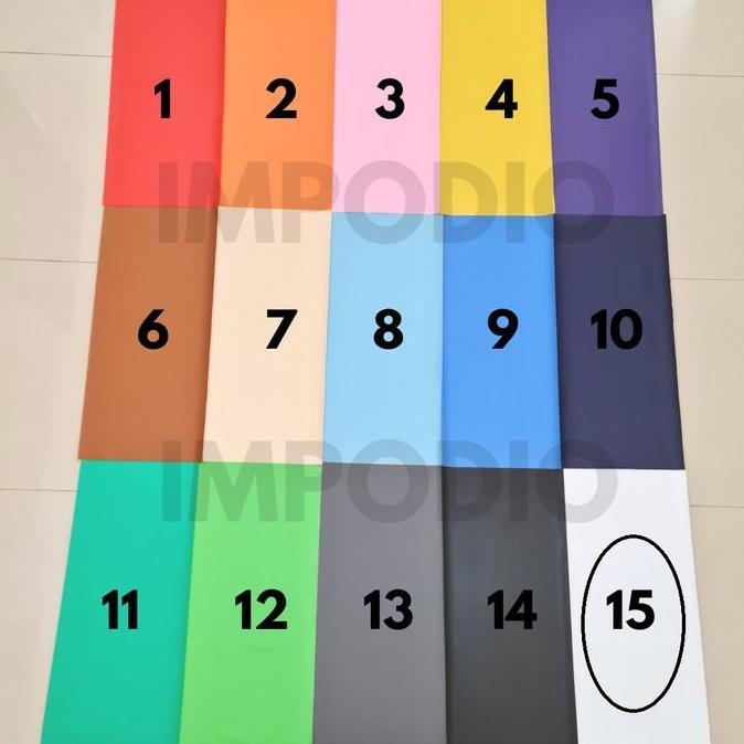 Stand bentuk T + Background IMPODIO HIJAU muda/tua FREE jepit 4pcs