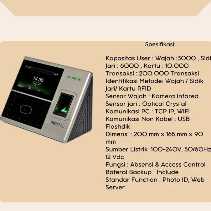 TERBARU Mesin Absensi Fingerplus FID 92 Wifi BISA GOSEND