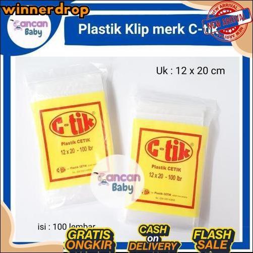 GROSIR Plastik Klip Ziplock 12x20 11x20 13x20 14x20 15x20 16x20 isi 100 Packing Bungkus Makanan Obat
