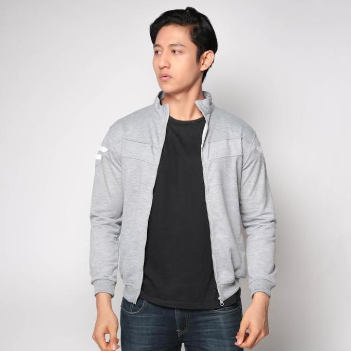 Promo Jaket Casual Sporty Terbaru Pria Bahan Baby Terry - JAK 2274 COD