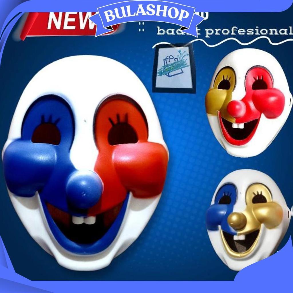 Topeng Badut Profesional, Topeng Badut Warna, Topeng Badut Painting, Topeng Pesta Ori