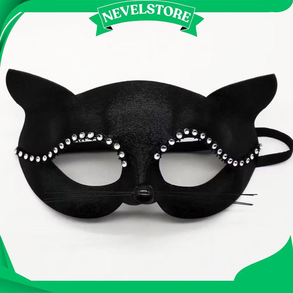 Topeng Pesta Halloween Kucing Cat Woman Halloween Mask Ori