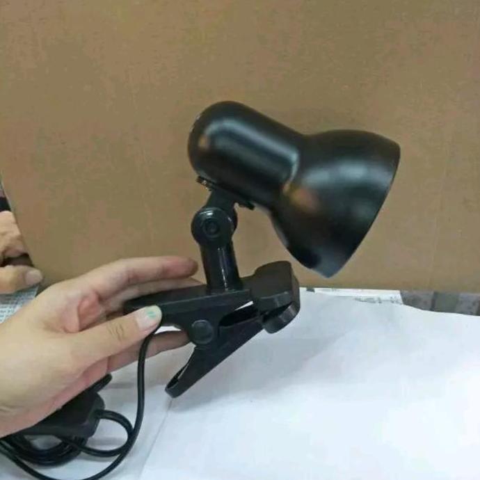 lampu meja belajar jepit / lampu meja kaki jepit