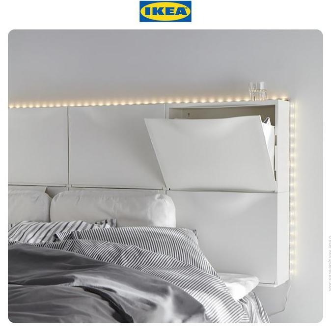 IKEA TRONES Kabinet / Tempat Sepatu Serbaguna 52x18x39 cm Isi 2pcs