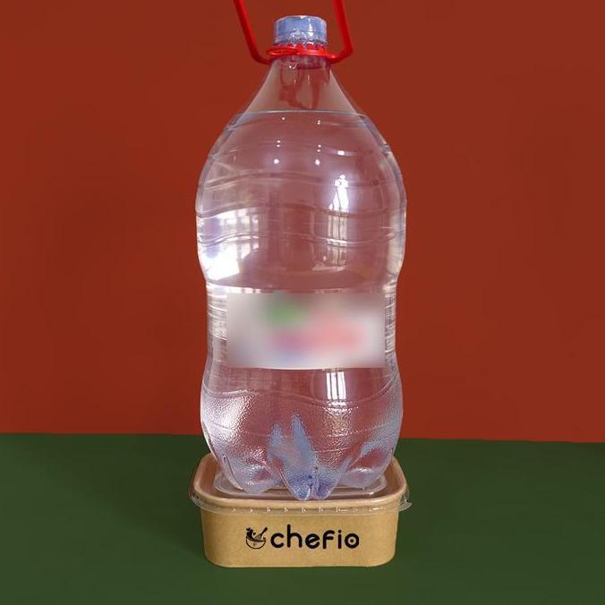 Paper Kraft Bowl Cup Cake Mangkok Kertas Makanan CoklatLaminasi