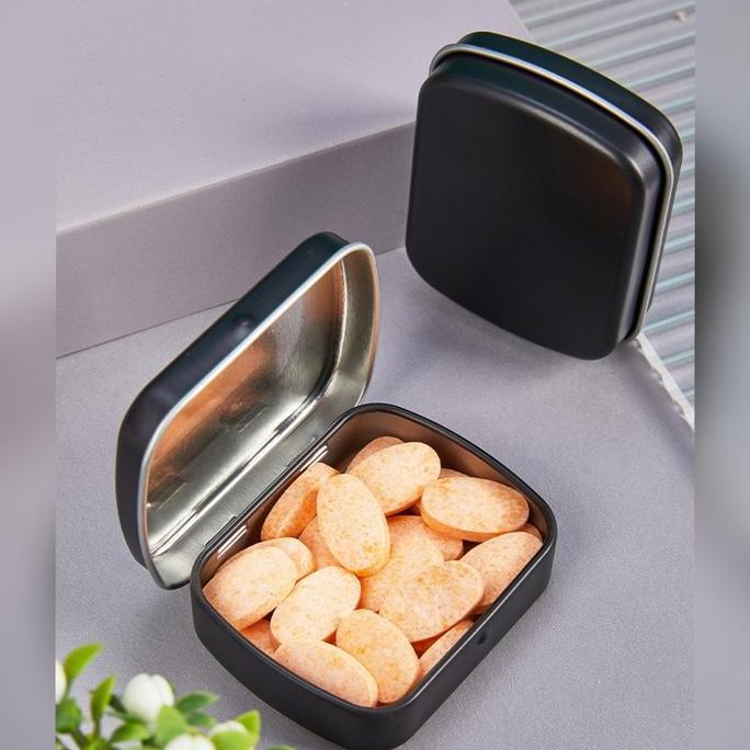 Kaleng Aluminium Tin Can Polos Storage Box Serbaguna Kaleng Obat Permen Kaleng Jarum