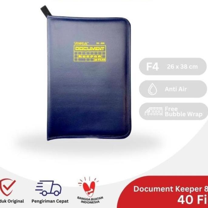 Topla Dokumen Keeper Folio Isi 40 File / Map Ijazah Clear Holder