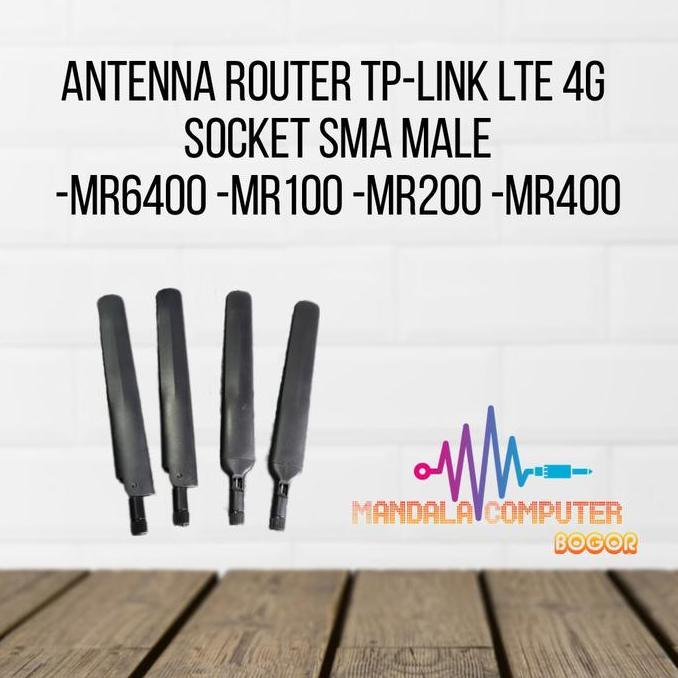 Antena Wifi Modem Router 3G 4G LTE sma male 5dBi Tp Link MR6400 MR100 Grosir Termurah