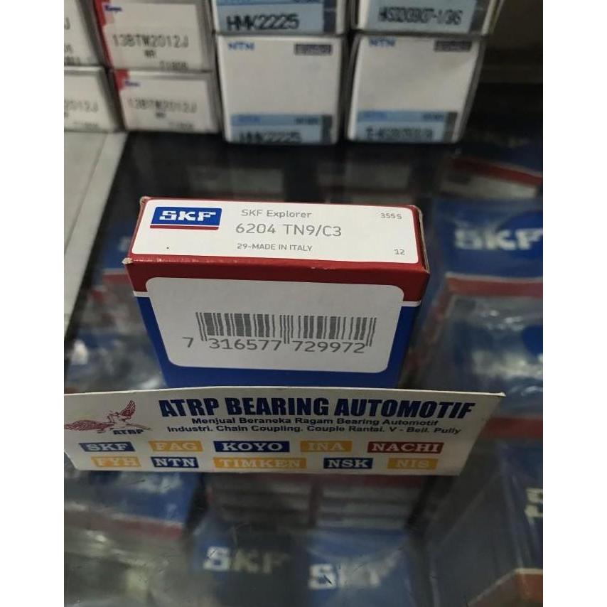 BALL BEARING 6204 TN9/C3 SKF