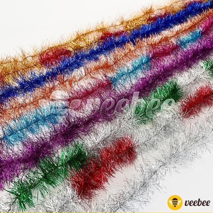 Buruan beli] Tali Hias Belang Halus | Slinger | Tali Hias Pohon Natal | Dekorasi Natal | Hiasan Parc