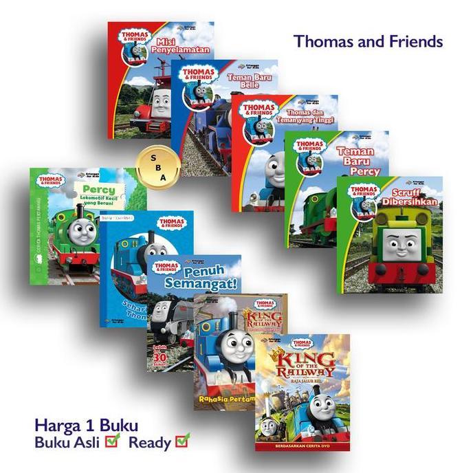 Buku Cerita Thomas & Friends Belajar Membaca Anak Erlangga For Kids