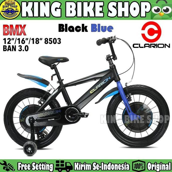 Promo Sepeda Anak Laki BMX CLARION 8503// CL 9923// CL 9920 Ban Jumbo 3.0 Ukuran 12 16 18 Inch COD