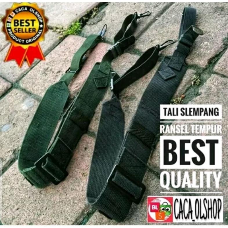 [ +Tali Slempang ] Ransel Tempur M45 Hijau TNI Hitam Brimob Anti Air