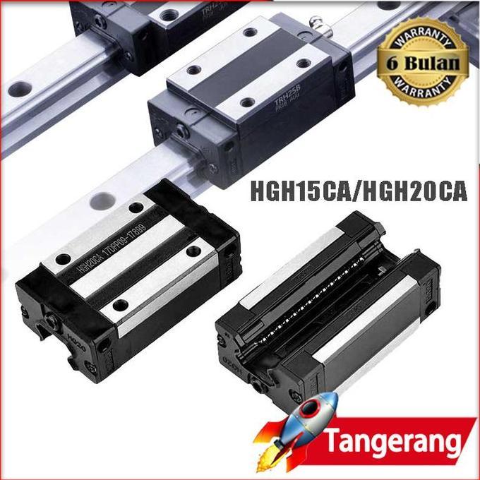 HGH15CA/HGH20CA LINEAR GUIDE BEARING SLIDING HGH15 CA/HGH20 CA ORIGINAL DAN TERPERCAYA