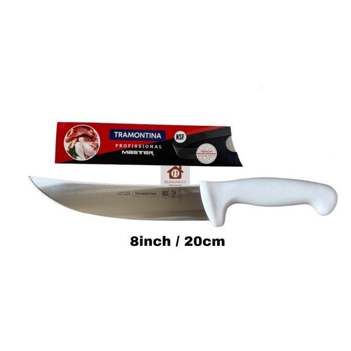 Tramontina Skinning 8 inch / Pisau sembelih seset kupas kulit 20 cm 24610/088