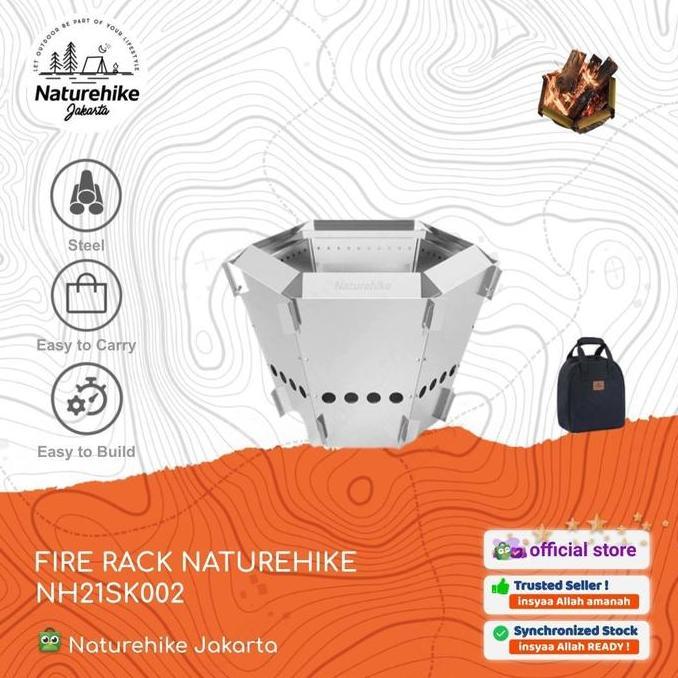 Fire Pit / Bbq Grill / Kompor Kayu Bakar Camping Naturehike Nh21Sk002