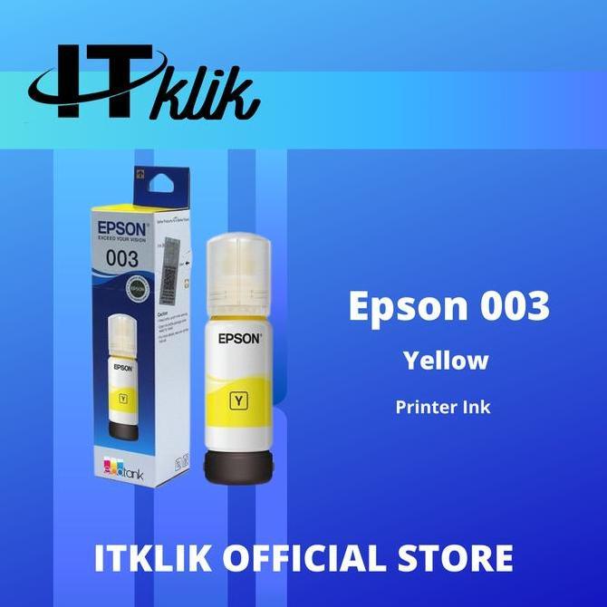 Tinta Epson 003 - Yellow TINTA  Tinta Printer L3110/L1110